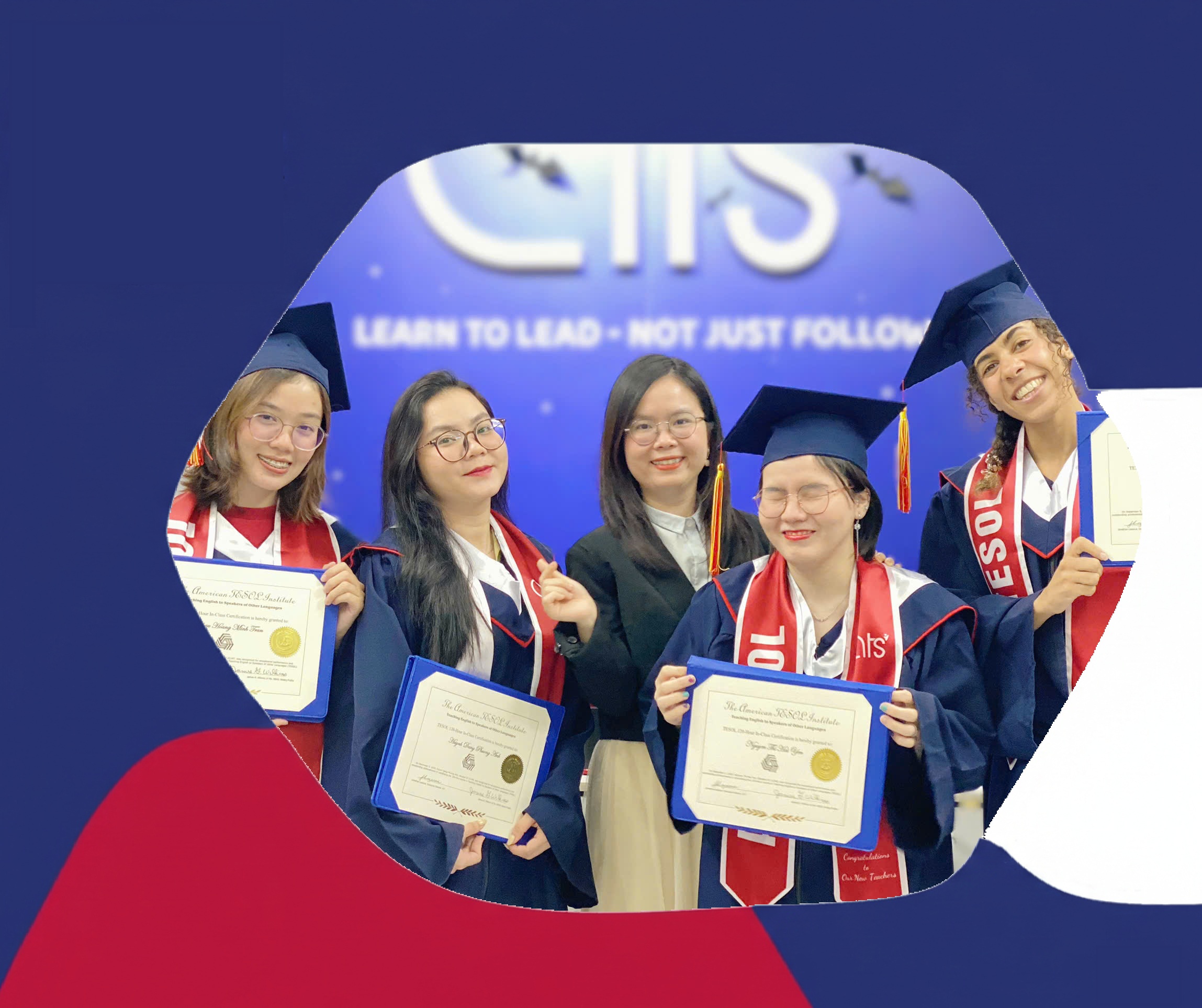 Group of American TESOL Graduates preparing to teach English